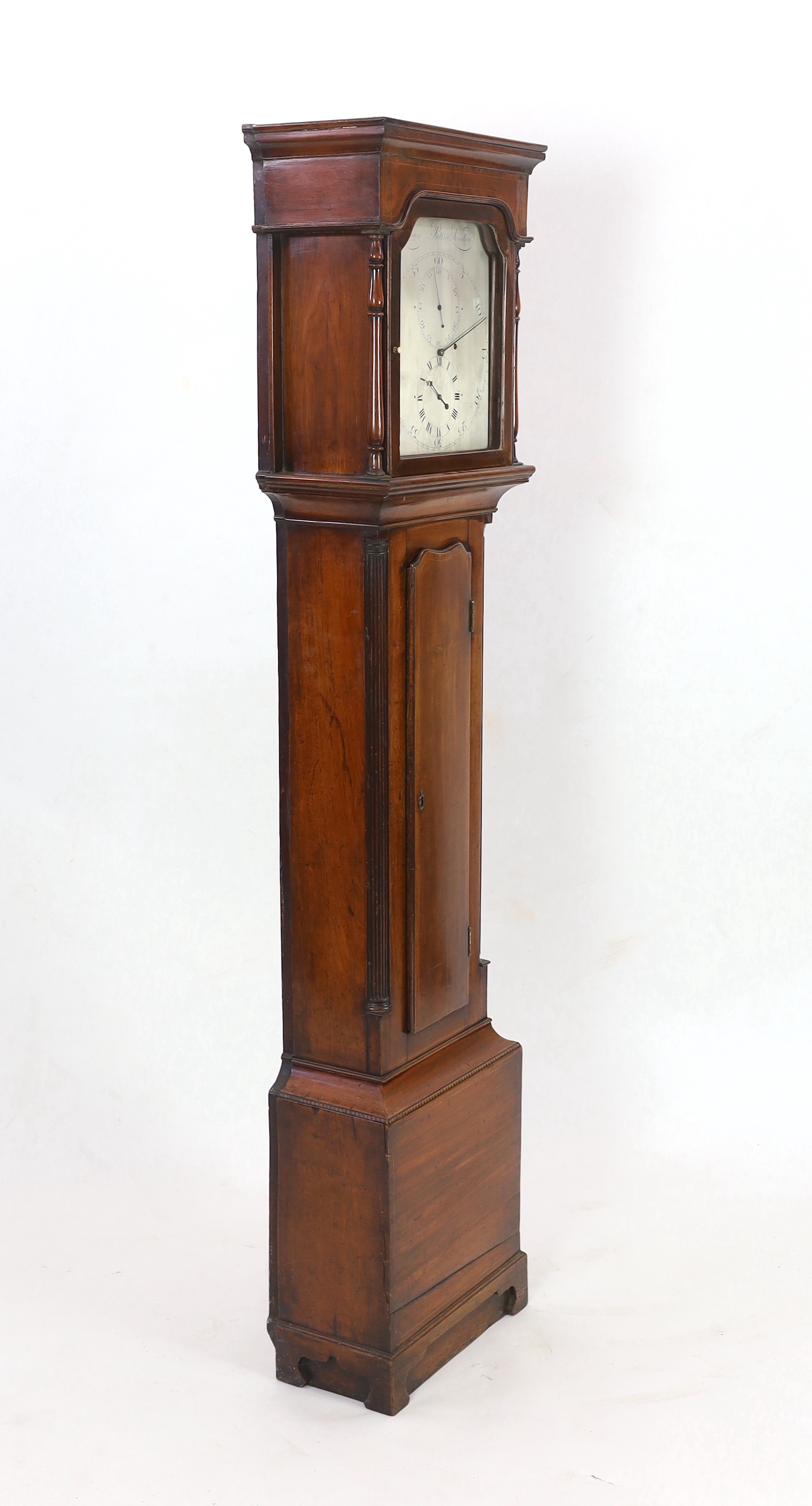 James Potts of London. A Regency mahogany cased regulator